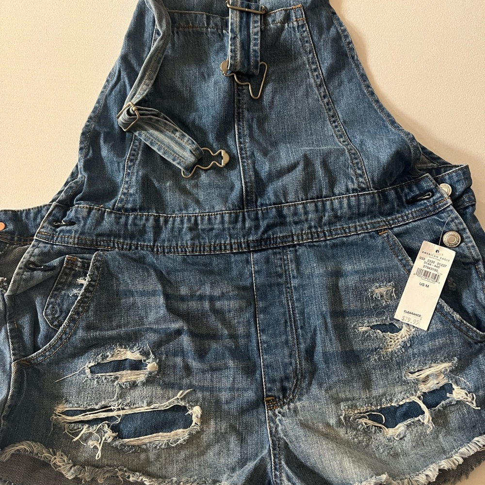Denim Blue Distressed Women's Shorts
